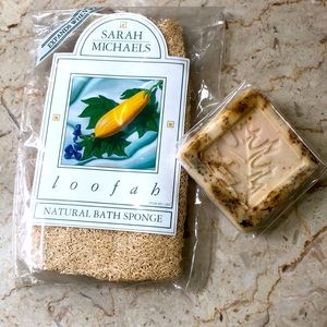 sarah michael’s loofah AND handmade soap